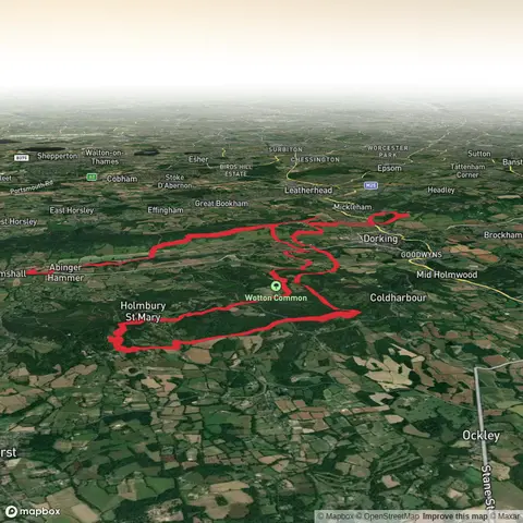 Surrey Hills 3 Peaks Wild Camp from Gomshall