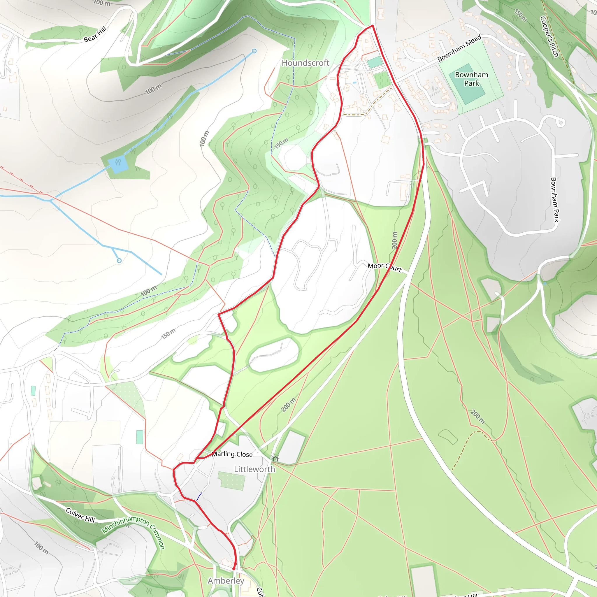 Amberley mobile static map