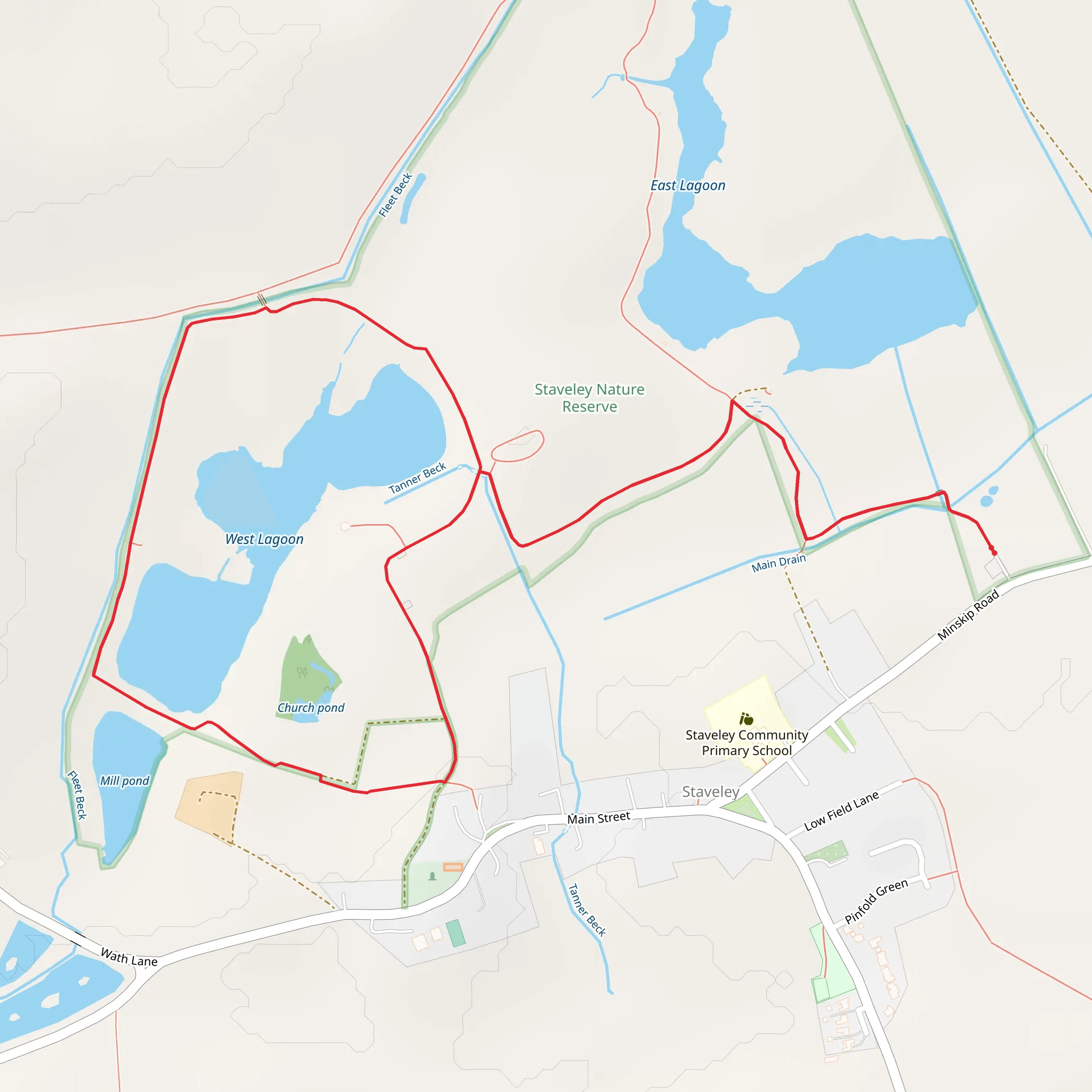 West Lagoon Loop mobile static map