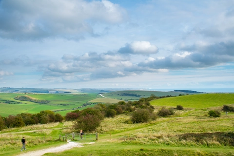 Friston Hill, Exceat Hill and Bras Point via Seven Sisters