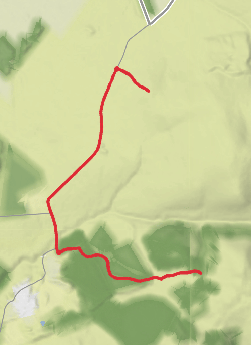 Hike from Sheriffmuir mobile static map