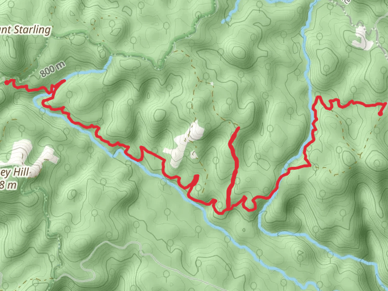 Ada to Starlings Gap via New Ada Mill
