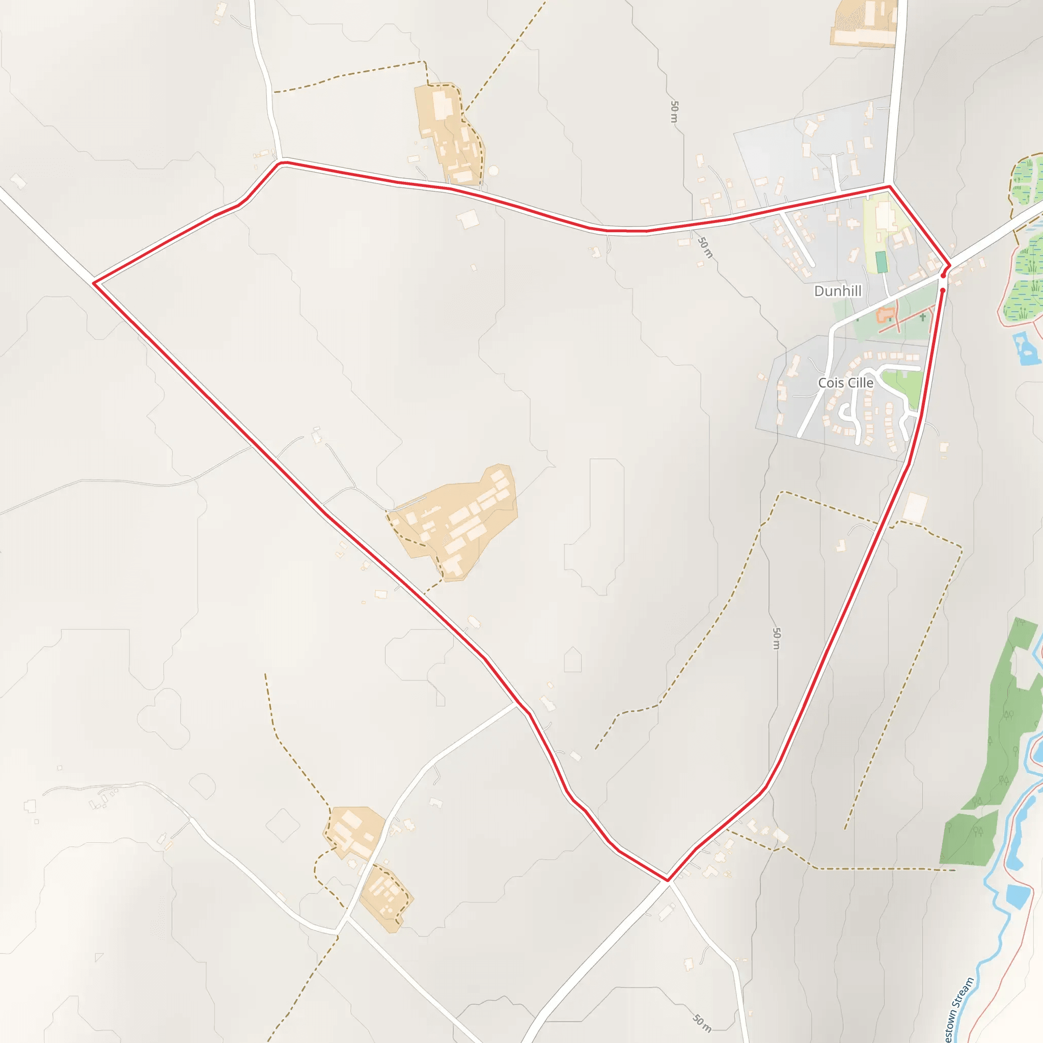 Dunhill Walk 1 mobile static map