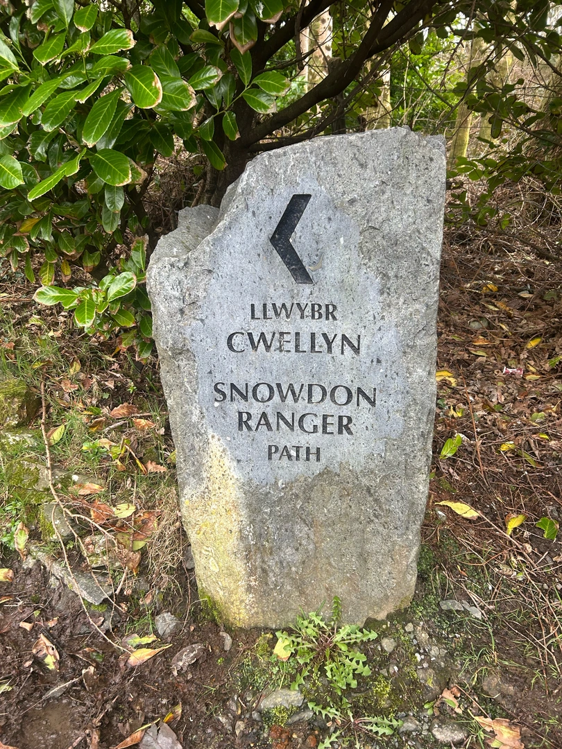 An image depicting the trail Snowdon via Ranger Path and its surrounding area.