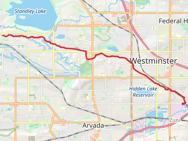Rocky Mountain Greenway and Little Dry Creek Trail