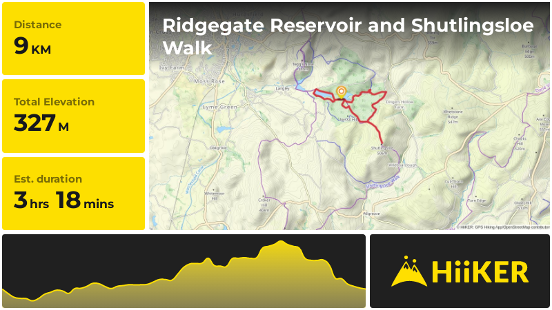 Ridgegate Reservoir and Shutlingsloe Walk | Cheshire East | England