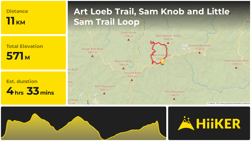 Art Loeb Trail, Sam Knob and Little Sam Trail Loop | Transylvania