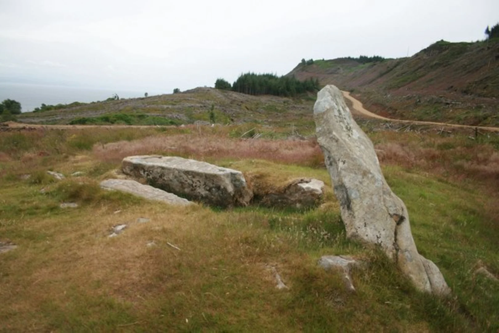 An image depicting the trail Giants' Graves Trail and its surrounding area.