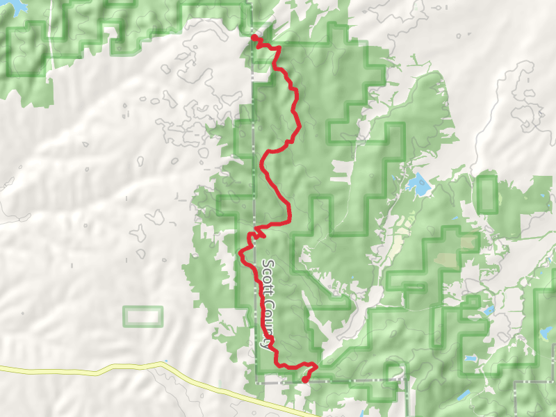 New Chapel Trail - Knobstone Trail