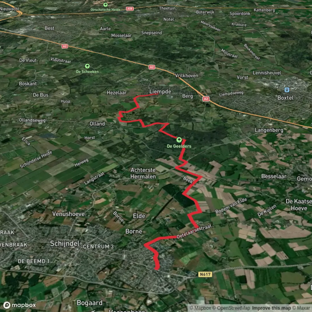 An image depicting the trail 1354-roots-natuurpad-etappe-29 and its surrounding area.