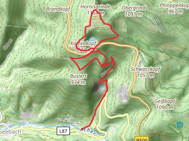Lenderswald, Mummelsee and Katzenkopf Loop