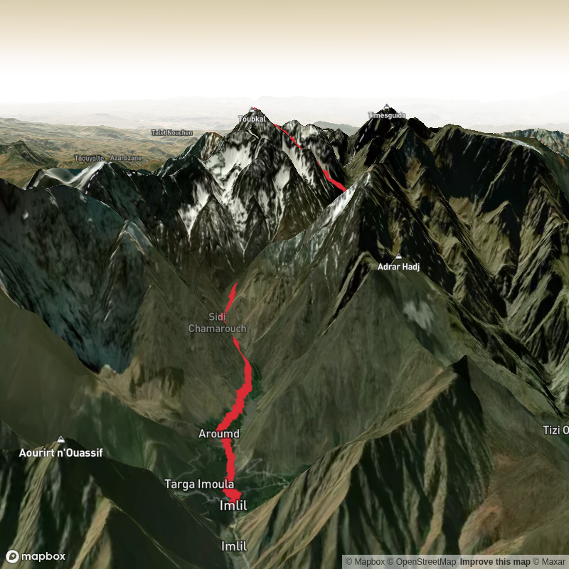 Hike from Imlil to Toubkal