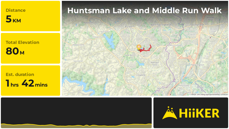 Huntsman Lake and Middle Run Walk | Fairfax County | Virginia