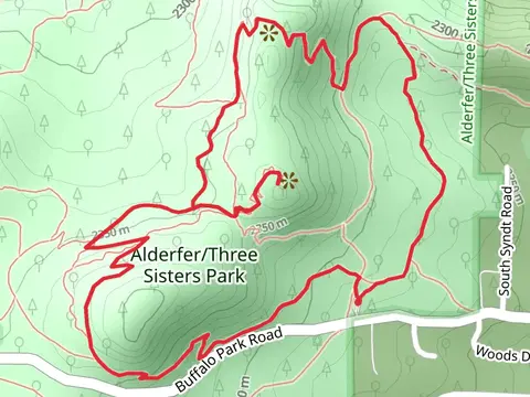 Hidden Fawn, Brothers and Ponderosa Loop Trail