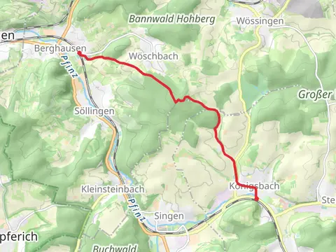 Berghausen Am Stadion to Königsbach Walk