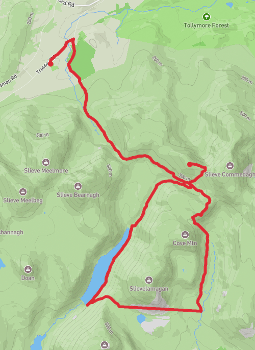 Mourne expedition  mobile static map
