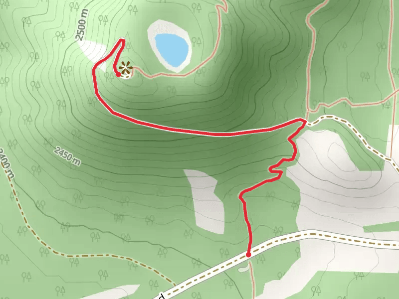 Lake Mountain via Los Burros Trail