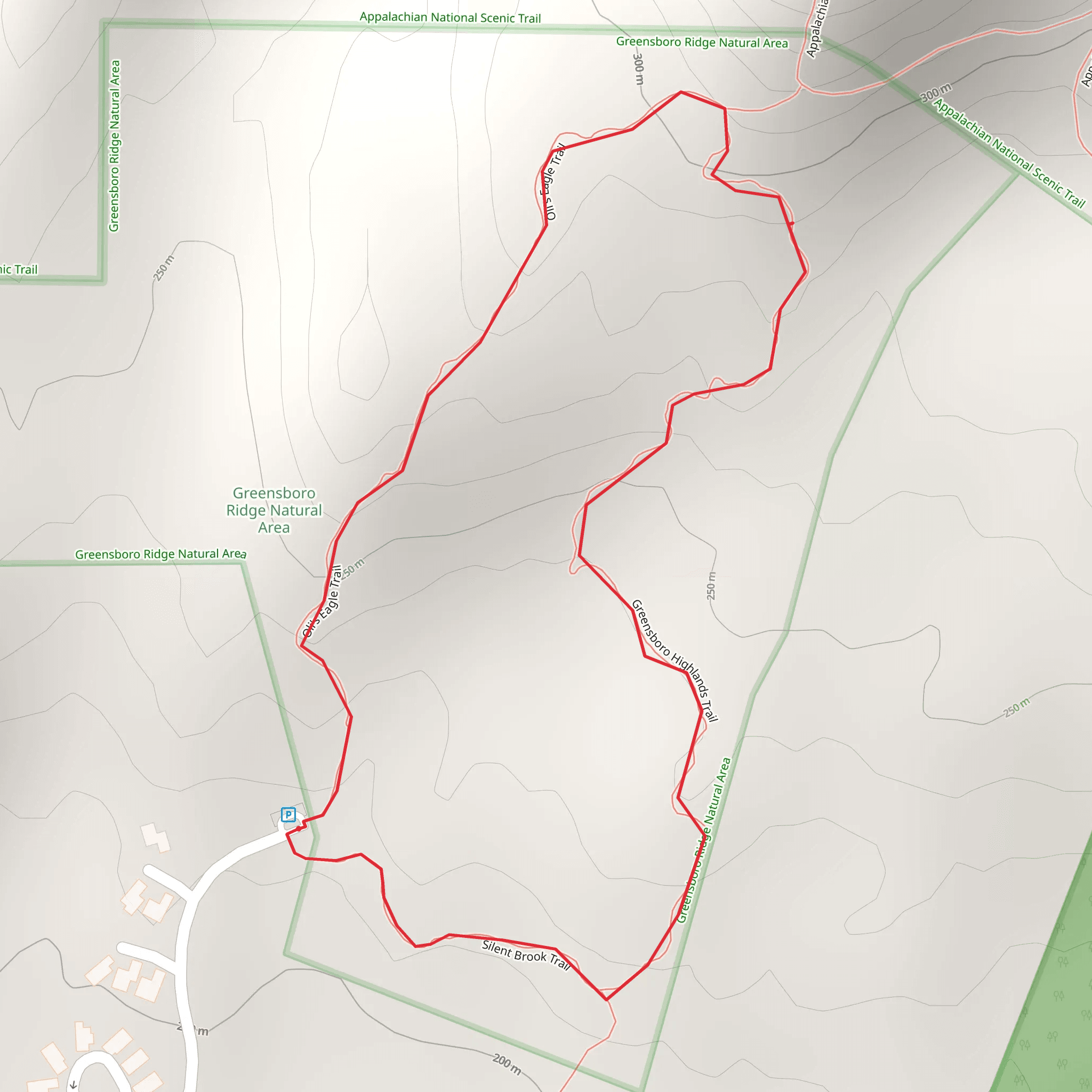 Oli's Trail Loop mobile static map