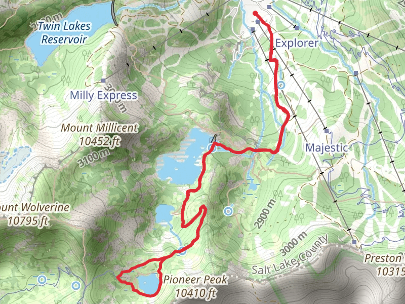 Lake Catherine Loop via Brighton Lakes Trail