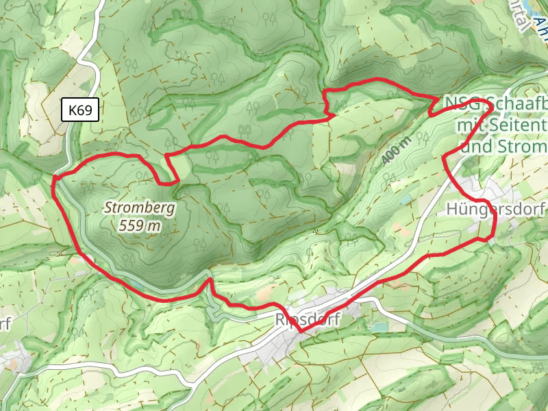EifelSchleife Ueber den Brotpfad mobile static map
