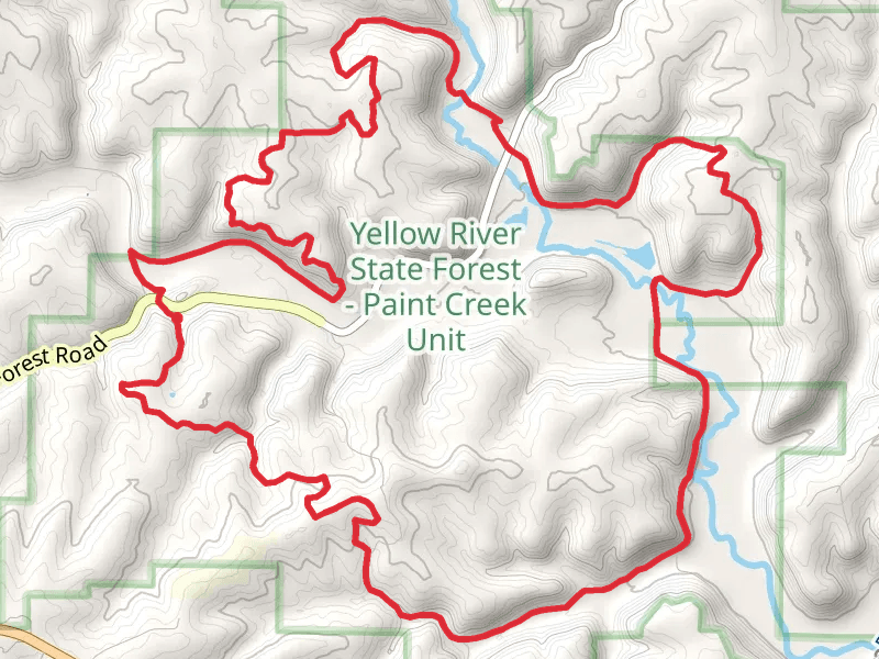 Big Paint Creek and Heffern's Hill Loop