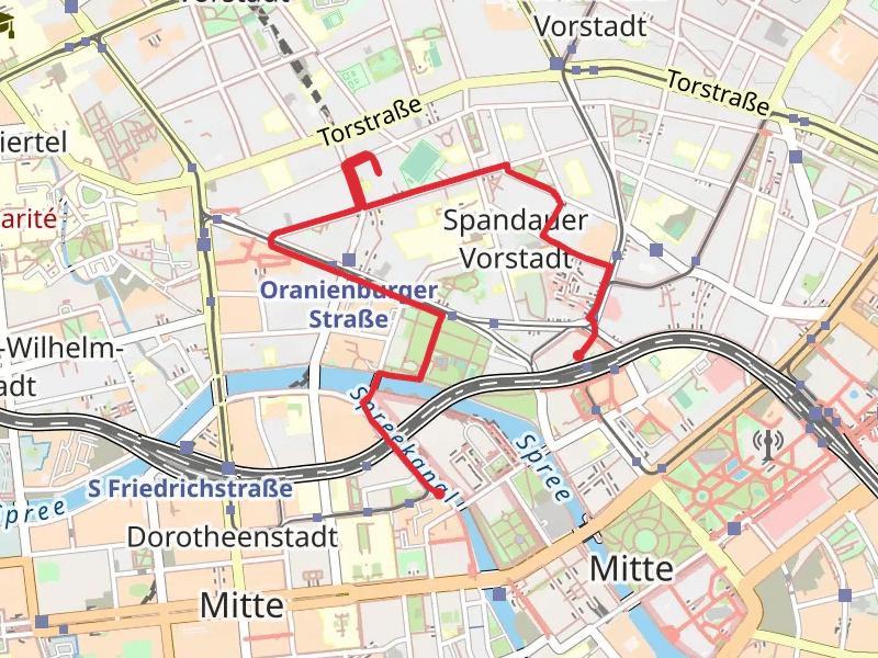 Hackescher Markt to Magnus-Haus Walk