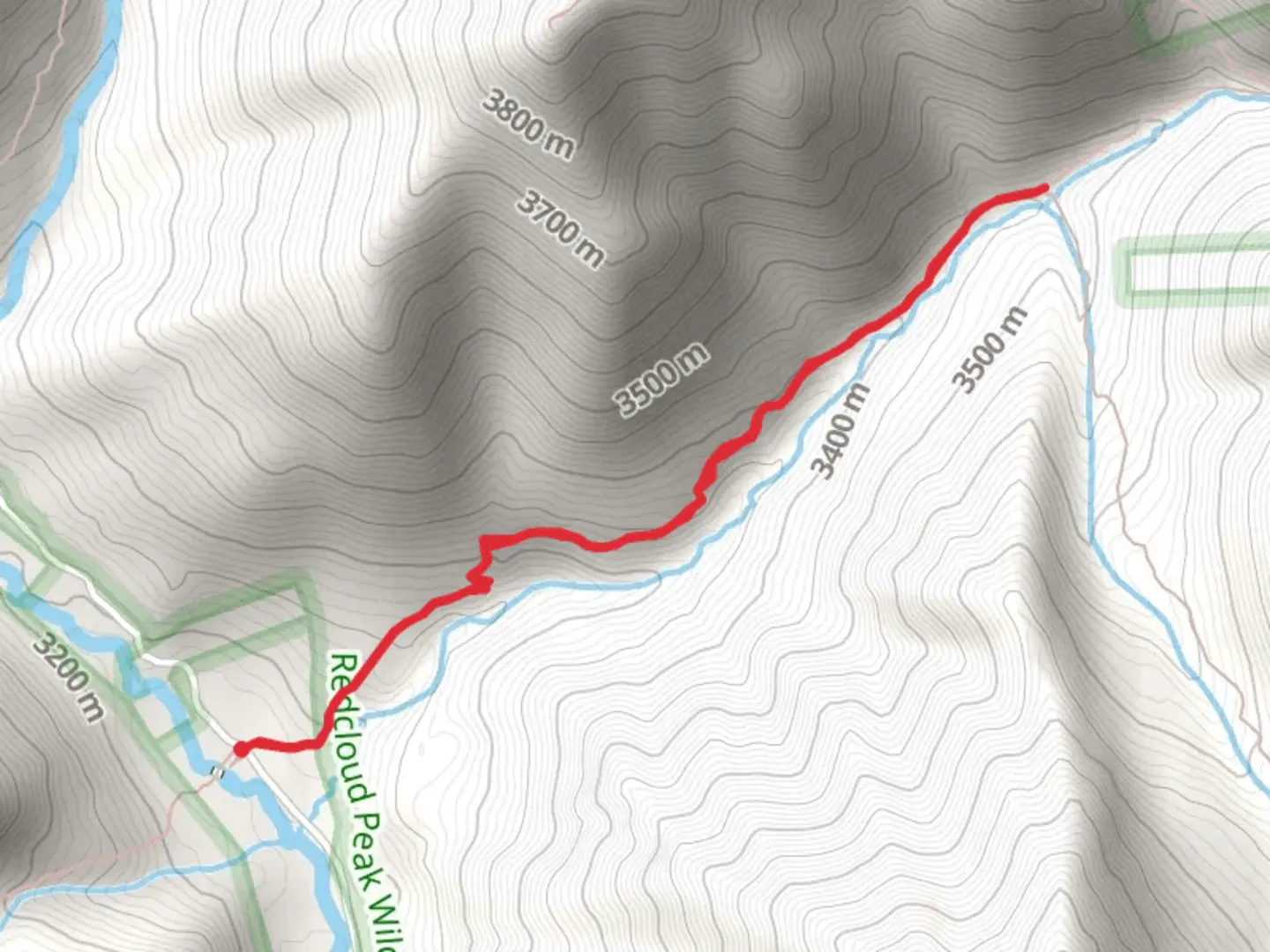 An image depicting the trail Silver Creek Trail - Cinnamon Pass Road and its surrounding area.