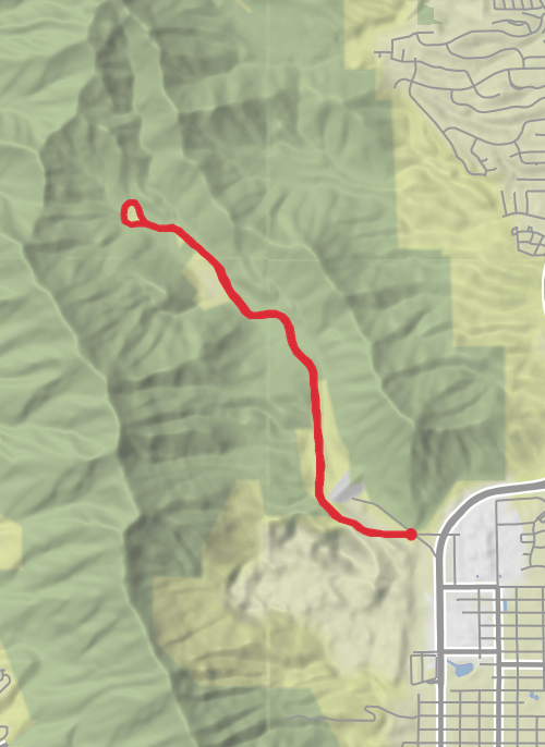 mcKelligan canyon mobile static map