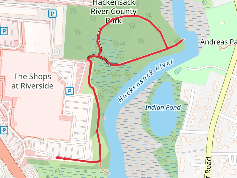 Hackensack River and Hackensack River County Park Loop
