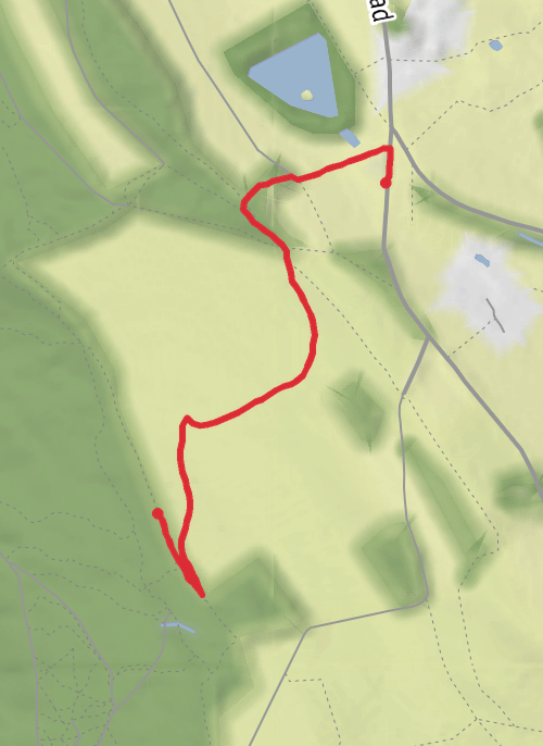 Sheffield Hiking mobile static map