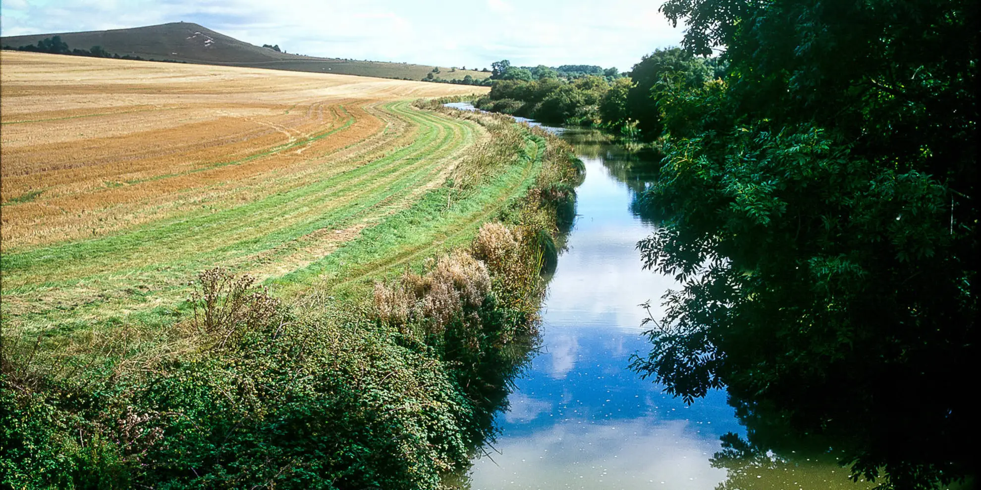 An image depicting the trail Wessex Downs and Kennet and Avon Canal from Pewsey and its surrounding area.