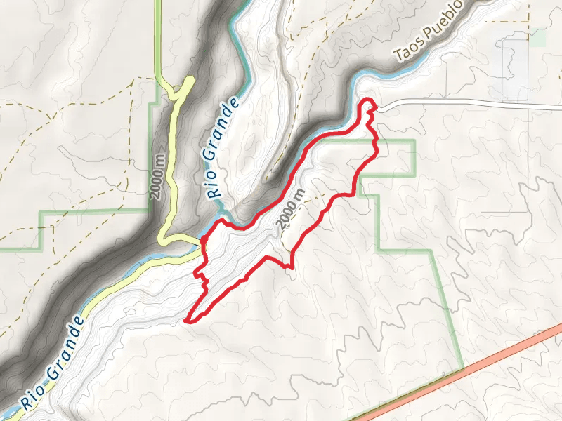 Klauer Trail, Picuris Trail and The Slide Trail