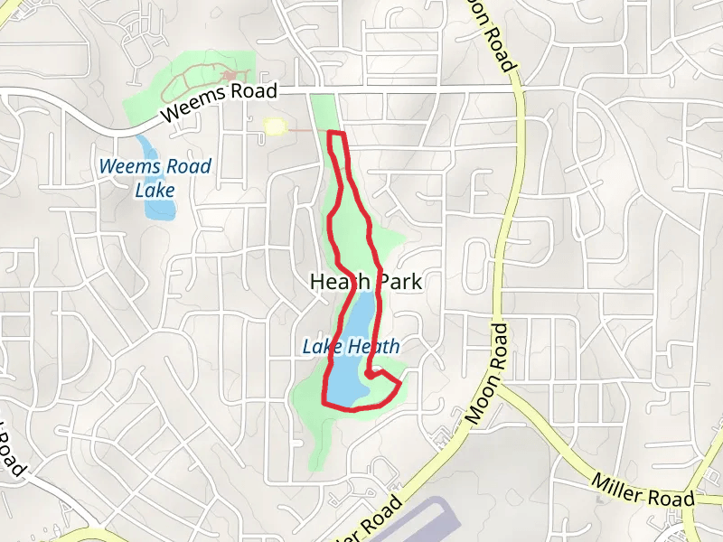 Lake Heath and Heath Park Loop