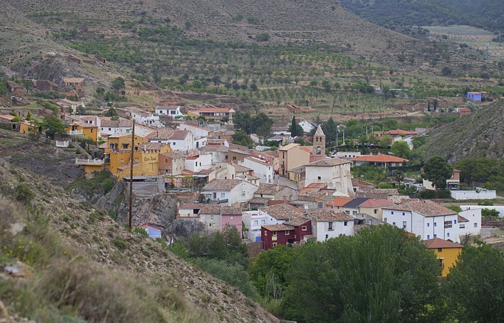 An image depicting the trail Huérmeda - Bilbilis SL Z 39 and its surrounding area.