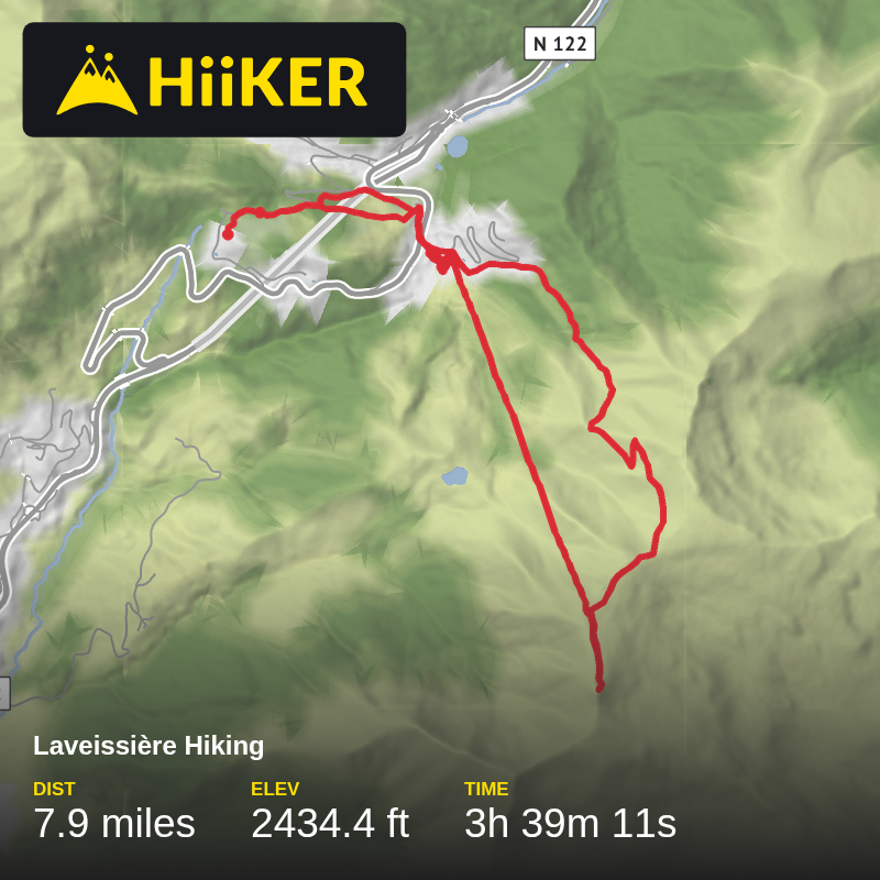 A map preview of the recording Plumb du Cantal, France.