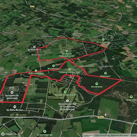Den Bramel via Grote Veld Route