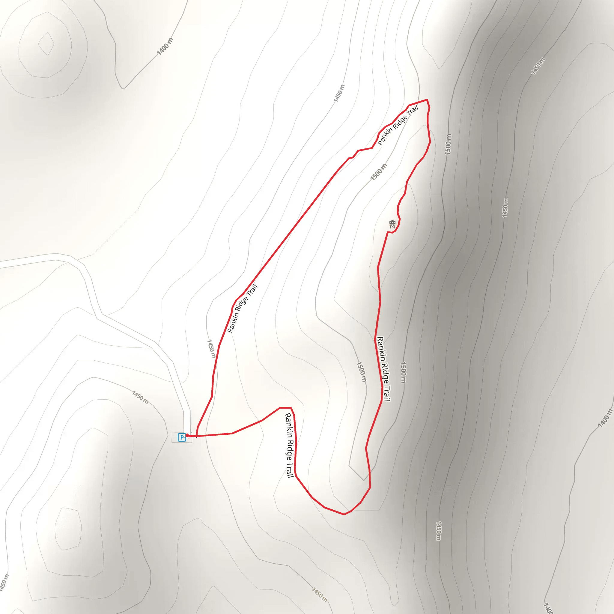 Rankin Ridge Trail Loop mobile static map