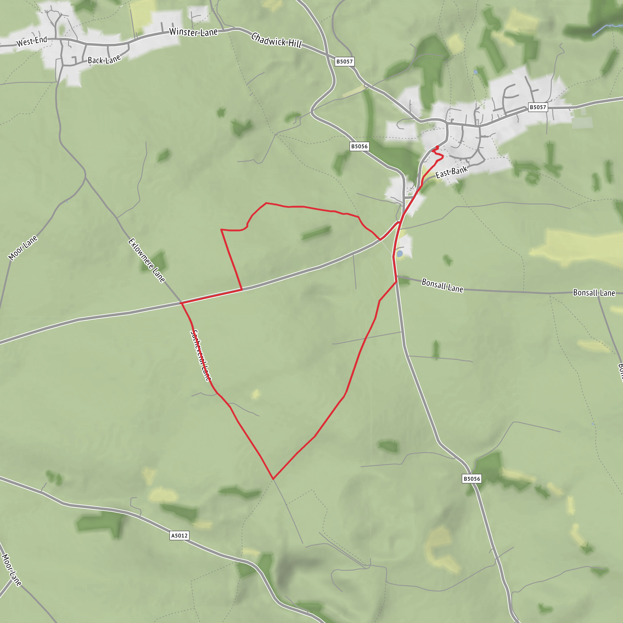 Winster Walk #4 mobile static map