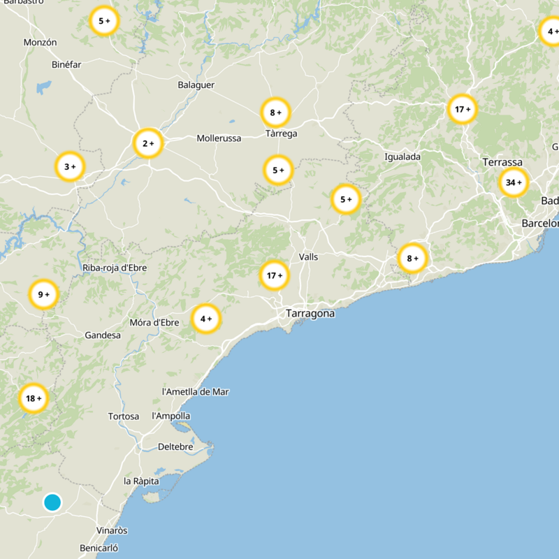 La Selva Del Camp Static Map