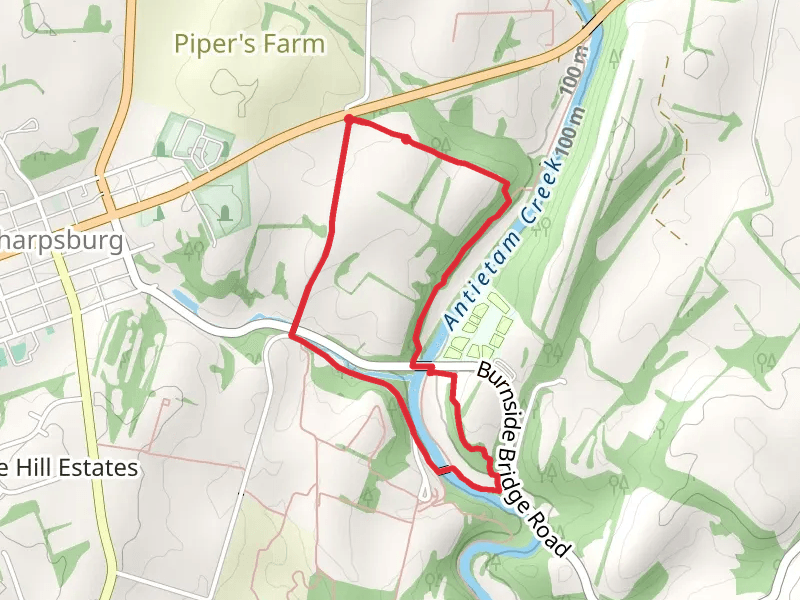 Sherrick Farm, Union Advance and Old Burnside Bridge Road Loop Trail