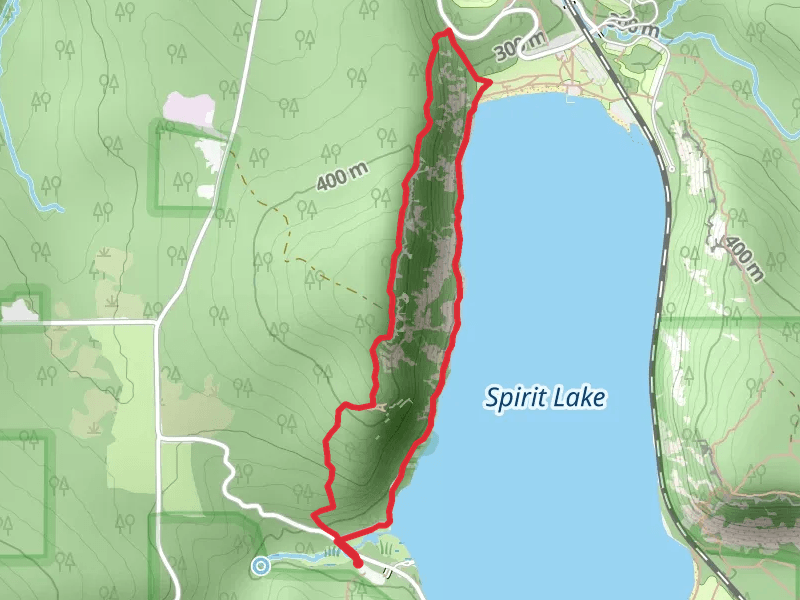 Spirit Lake via Tumbled Rocks Trail