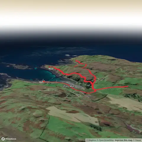 Sean Bhaile, Casteal an Duin Bhain Fort and Dun Ban Loop