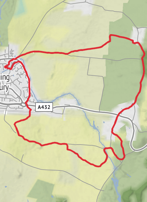 South Gloucestershire Walking mobile static map