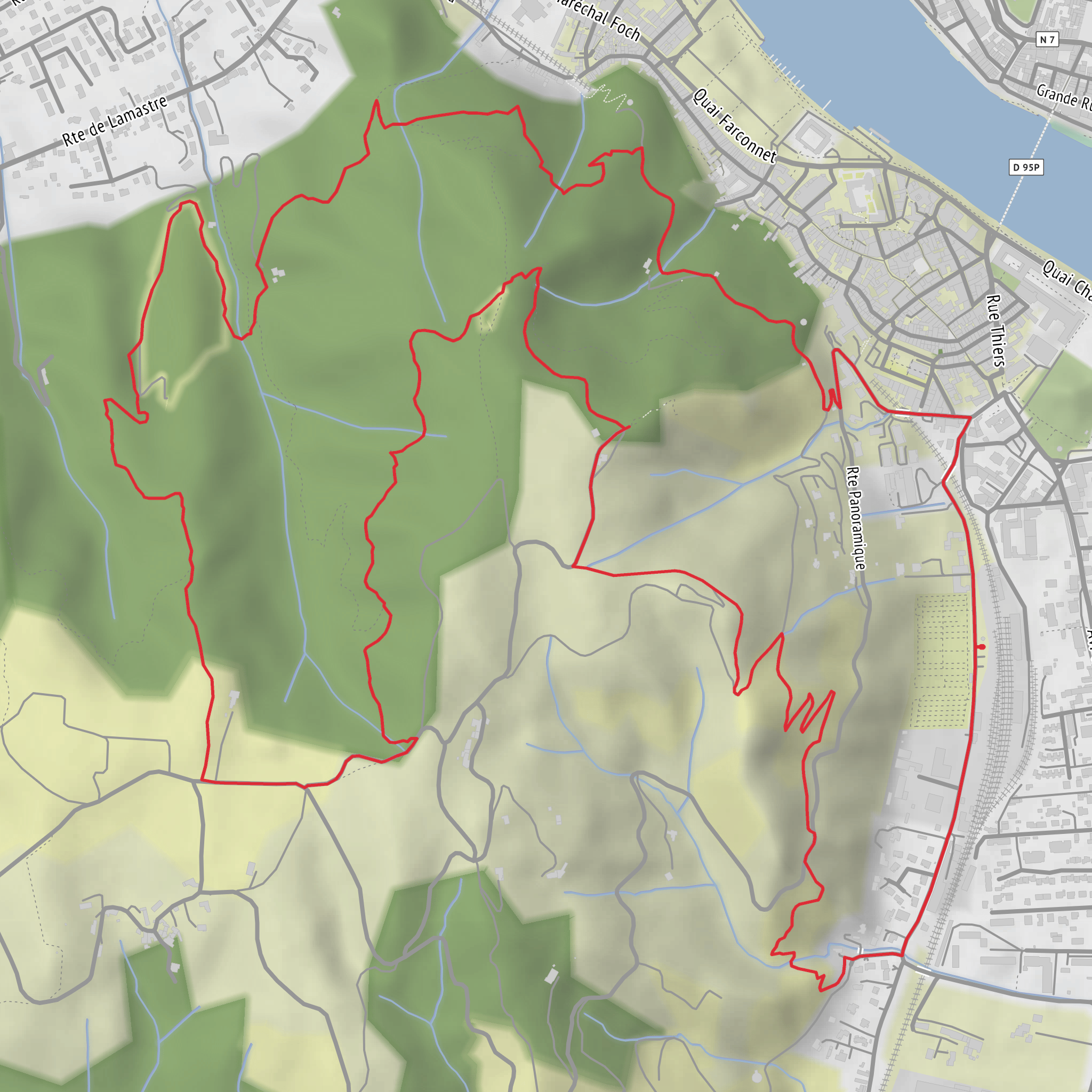 Tournon Sur Rhône Loop mobile static map