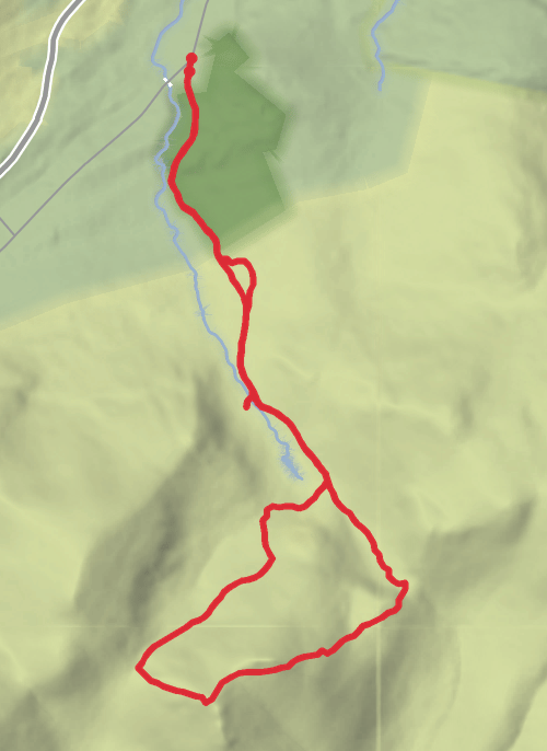 County Down Hiking mobile static map