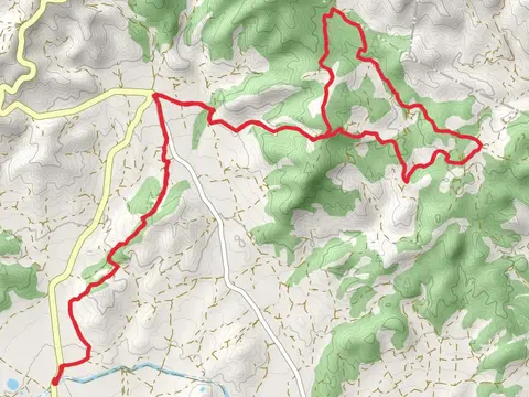 Cavall de l'Olivera route PR CV 258
