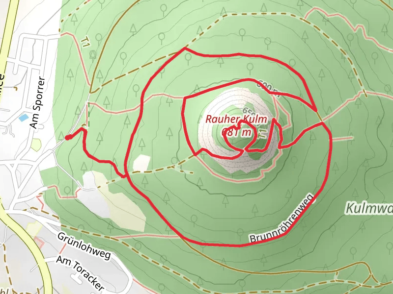 Burgstall and Rauher Kulm Loop