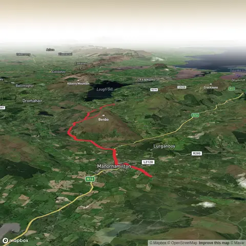 Hike from County Leitrim local mountains Manorhamilton