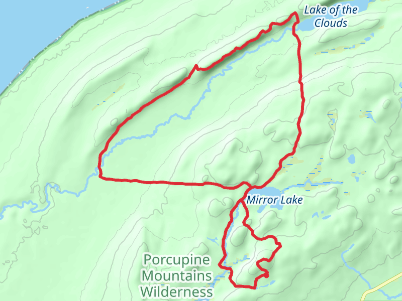 Summit Peak, North Mirror Lake and Correction Line Loop Trail
