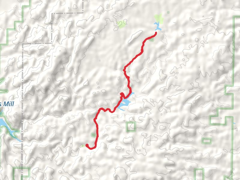 Coleman Lake via Pinhoti Trail